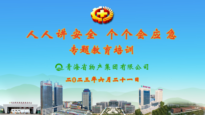 提高安全管理水平 落實(shí)全員安全責(zé)任——集團(tuán)安委會(huì)舉辦2023年“人人講安全，個(gè)個(gè)會(huì)應(yīng)急”專題教育培訓(xùn)