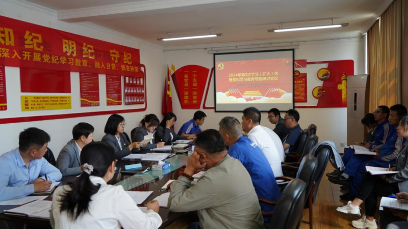 物產(chǎn)汽貿(mào)公司黨支部召開(kāi)2024年第五次學(xué)習(xí)（擴(kuò)大）會(huì)暨“知敬畏、存戒懼、守底線”專題研討會(huì)議